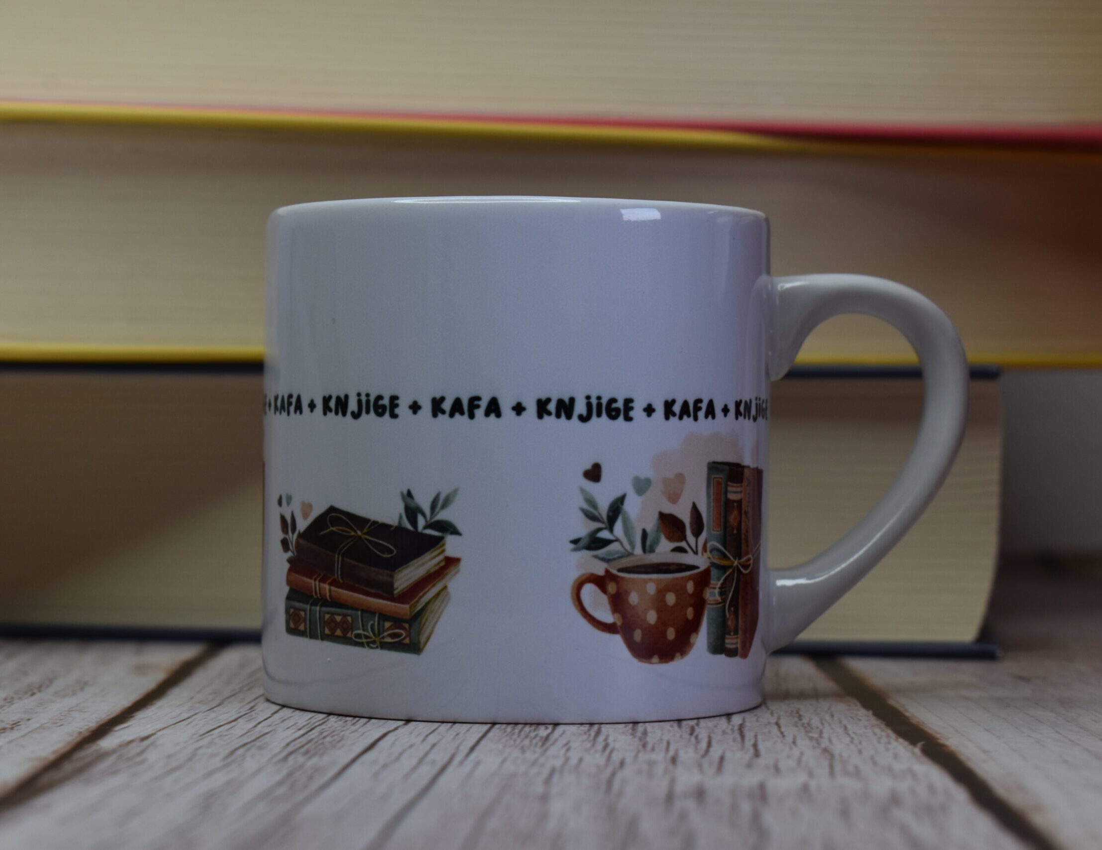 Šoljica #Knjige+kafa