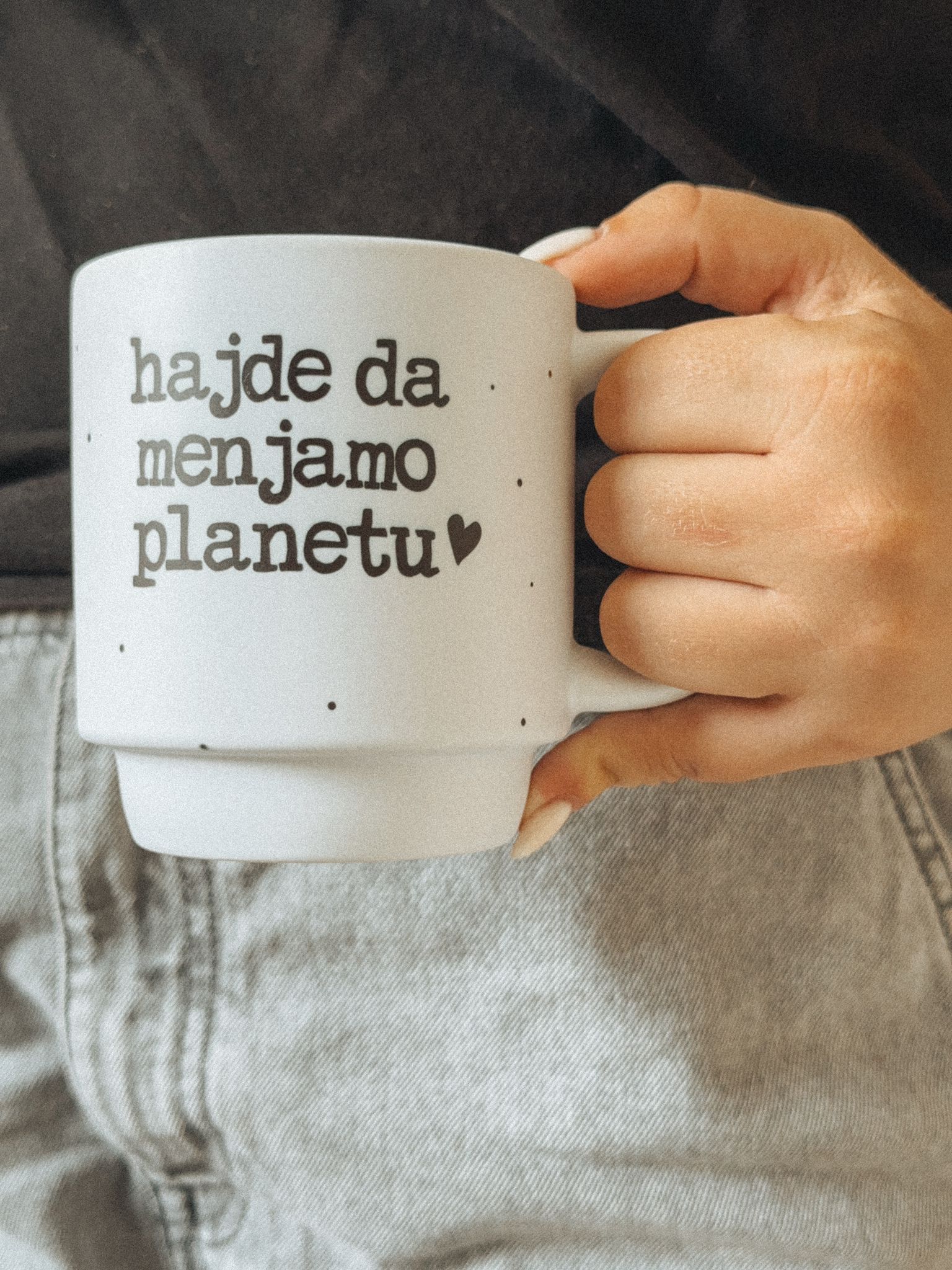 Šolja sa plutom i poklopcem #Menjamo planetu