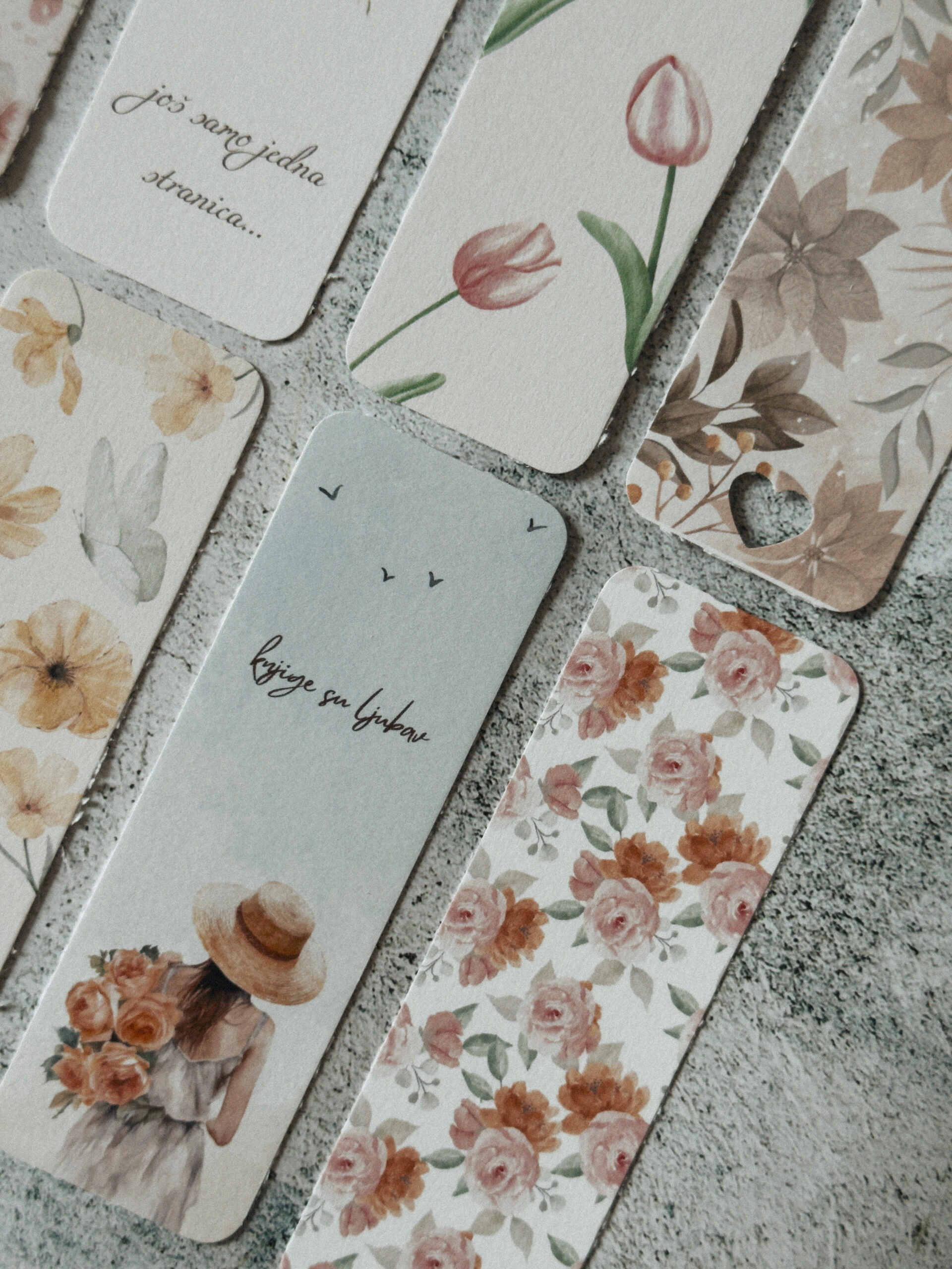 SET BUKMARKERA – kolekcija floral