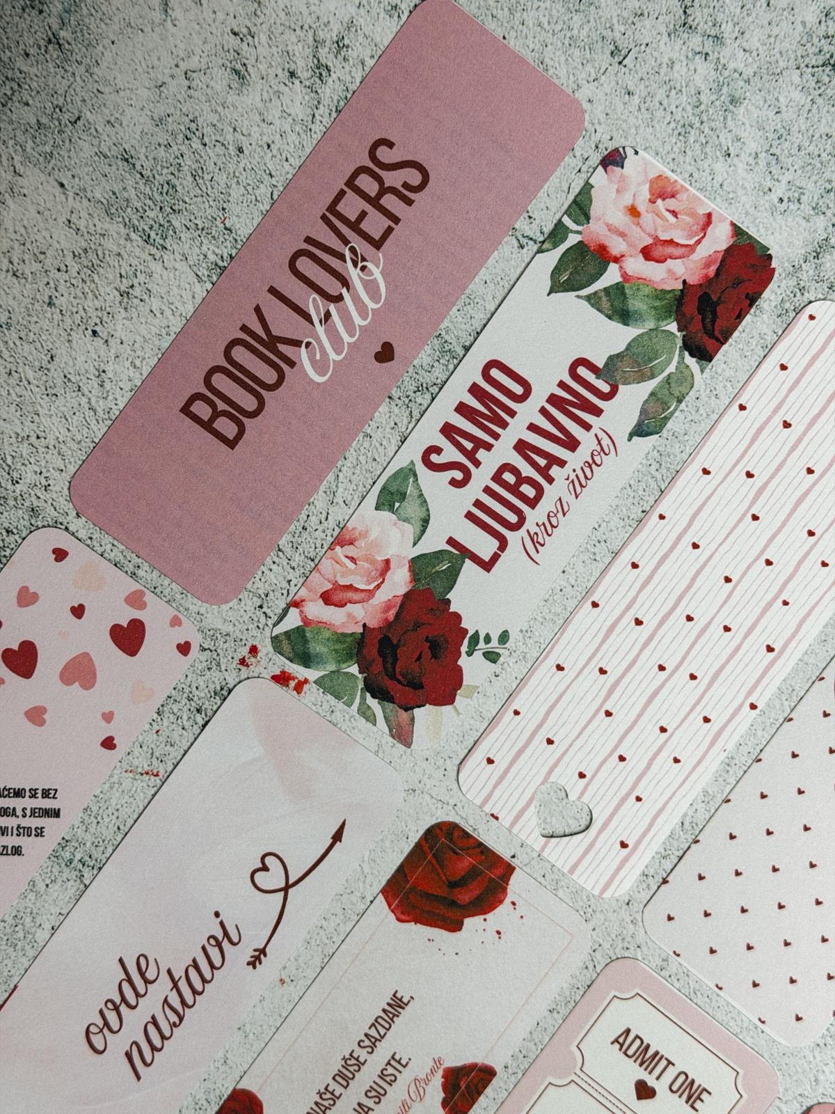 SET BUKMARKERA – kolekcija Valentines